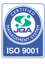 お客さまに満足いただける商品やサービスを提供する企業努力を継続的におこなっていることを証明するのが、ISO9001です。