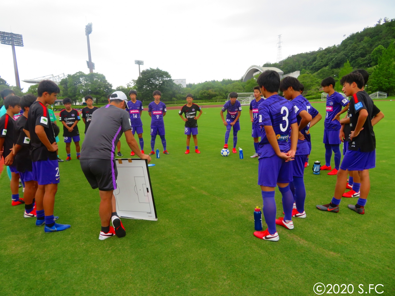 サンフレッチェ広島Jrユースの練習試合